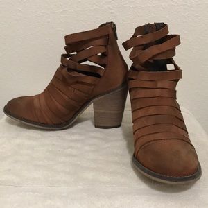 Free People Hybrid Heel Bootie In Terracotta